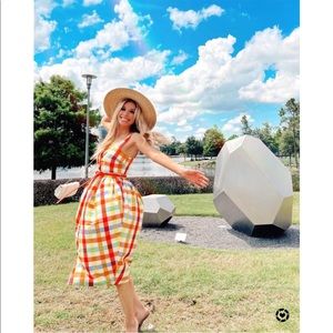 NWT Christopher John Rogers x Target Plaid Dress. Size 2